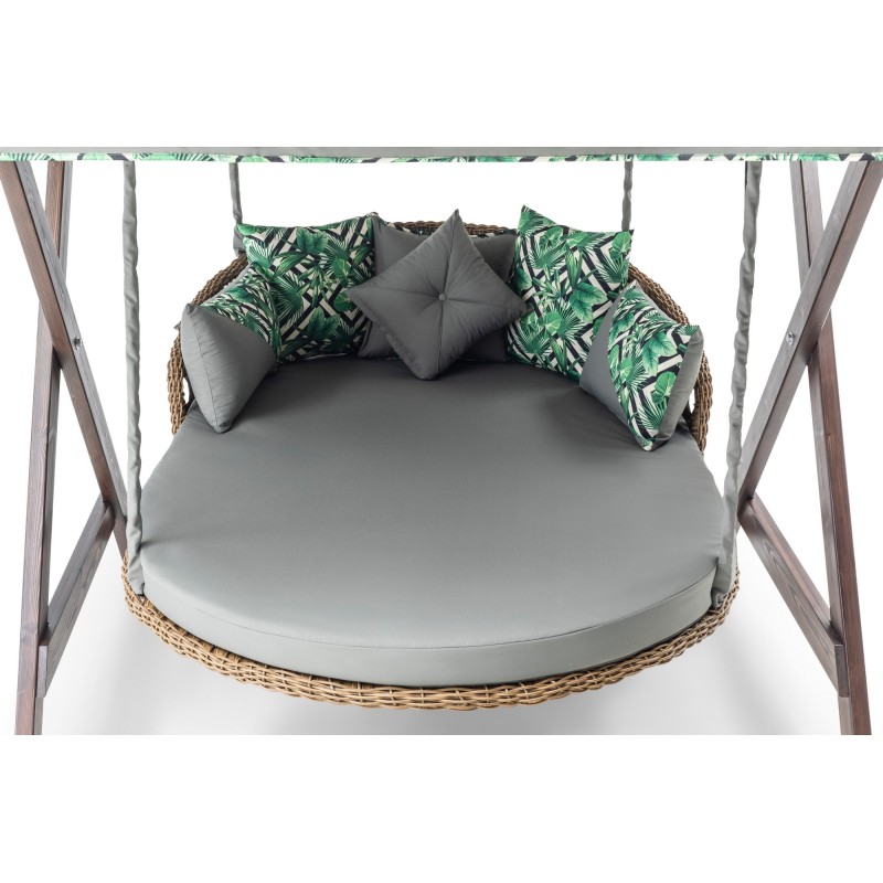 Garden Double Swing Chair Dominic - Grey Grey