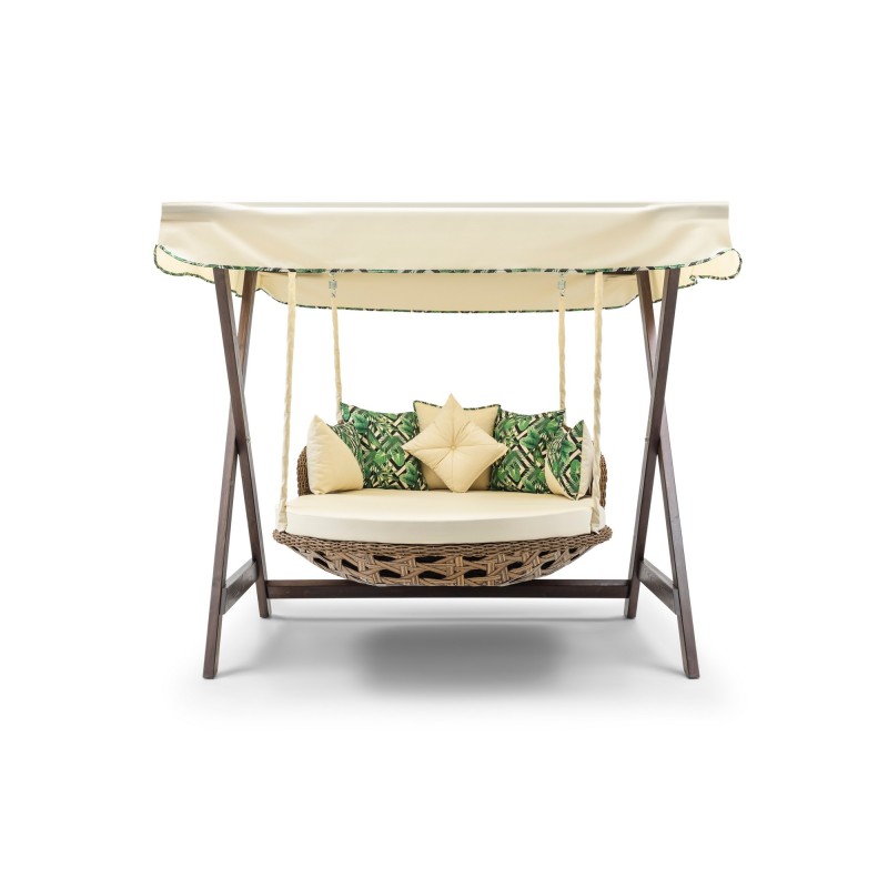 Garden Double Swing Chair Dominic - Cream Cream