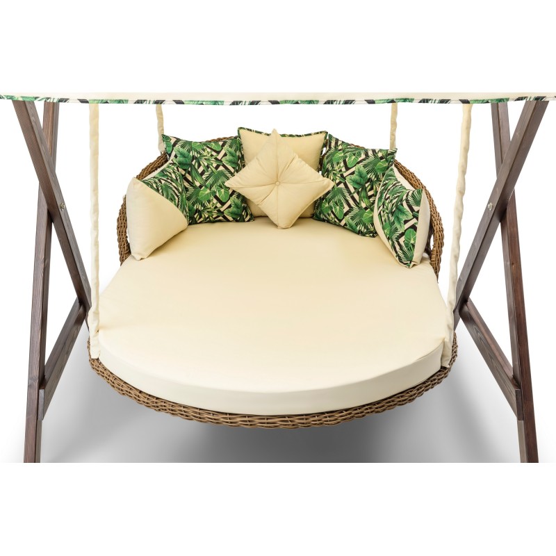 Garden Double Swing Chair Dominic - Cream Cream