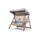 Garden Double Swing Chair Girne - Grey Grey Garden Double Swing Chair Girne - Grey Grey
