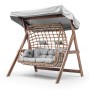Garden Double Swing Chair Girne - Grey Grey