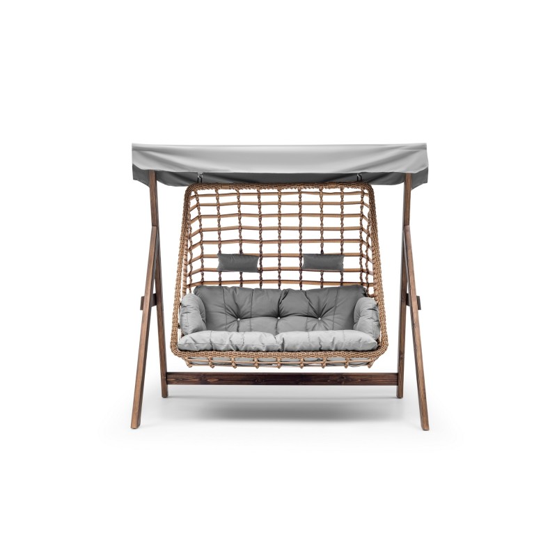 Garden Double Swing Chair Girne - Grey Grey