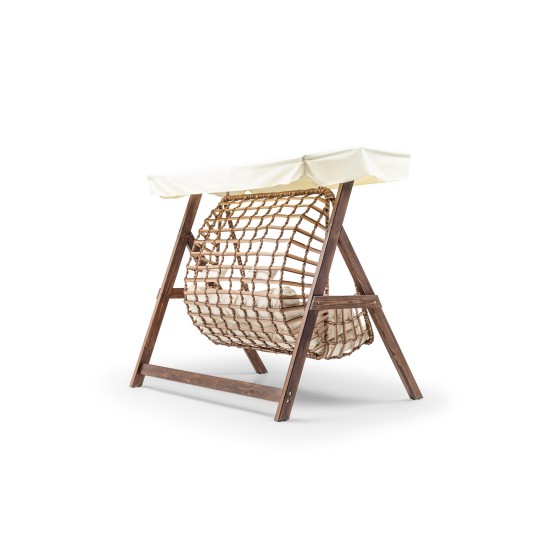 Garden Double Swing Chair Girne - Cream Cream Garden Double Swing Chair Girne - Cream Cream