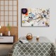 Wallxpert Decorative Canvas Painting 4570KANDINSKY006 Multicolor