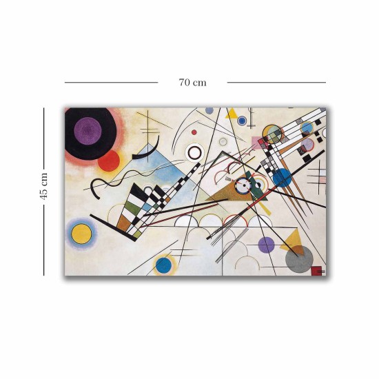 Wallxpert Decorative Canvas Painting 4570KANDINSKY006 Multicolor