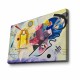 Decorative Canvas Painting 4570KANDINSKY028 Multicolor Wallxpert Decorative Canvas Painting 4570KANDINSKY028 Multicolor