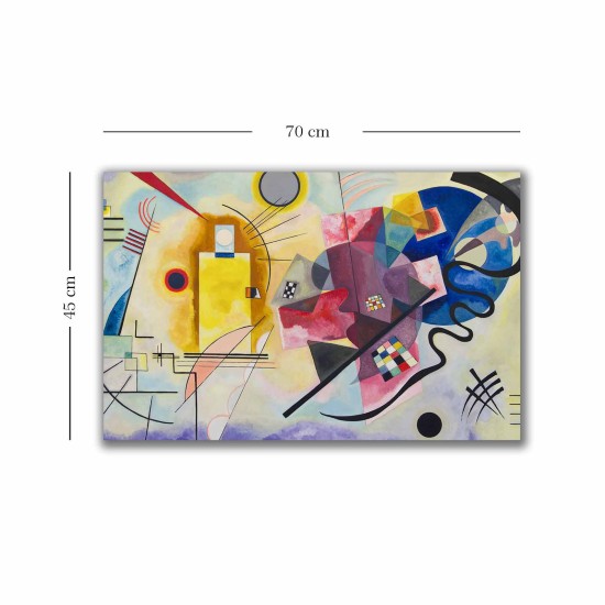 Decorative Canvas Painting 4570KANDINSKY028 Multicolor Wallxpert Decorative Canvas Painting 4570KANDINSKY028 Multicolor
