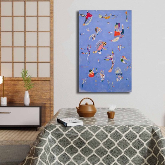Wallxpert Decorative Canvas Painting 4570KANDINSKY033 Multicolor