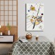 Decorative Canvas Painting 4570KANDINSKY034 Multicolor Wallxpert Decorative Canvas Painting 4570KANDINSKY034 Multicolor