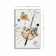Decorative Canvas Painting 4570KANDINSKY034 Multicolor Wallxpert Decorative Canvas Painting 4570KANDINSKY034 Multicolor