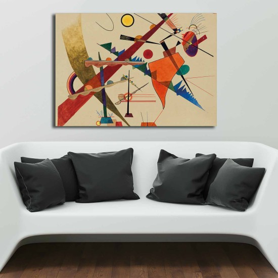 Wallxpert Decorative Canvas Painting 70100KANDINSKY003 Multicolor