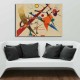 Wallxpert Decorative Canvas Painting 70100KANDINSKY003 Multicolor