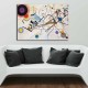 Wallxpert Decorative Canvas Painting 70100KANDINSKY006 Multicolor