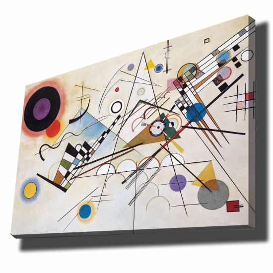 Wallxpert Decorative Canvas Painting 70100KANDINSKY006 Multicolor