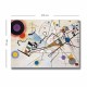 Wallxpert Decorative Canvas Painting 70100KANDINSKY006 Multicolor