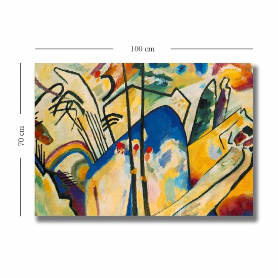 Wallxpert Decorative Canvas Painting 70100KANDINSKY007 Multicolor
