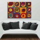 Wallxpert Decorative Canvas Painting 70100KANDINSKY008 Multicolor