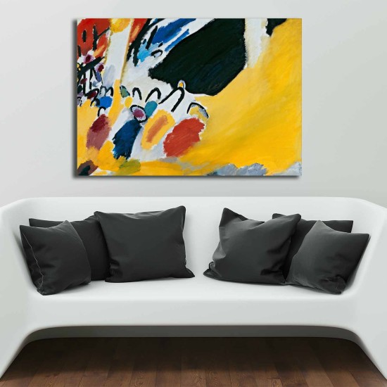 Wallxpert Decorative Canvas Painting 70100KANDINSKY012 Multicolor