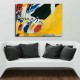 Wallxpert Decorative Canvas Painting 70100KANDINSKY012 Multicolor