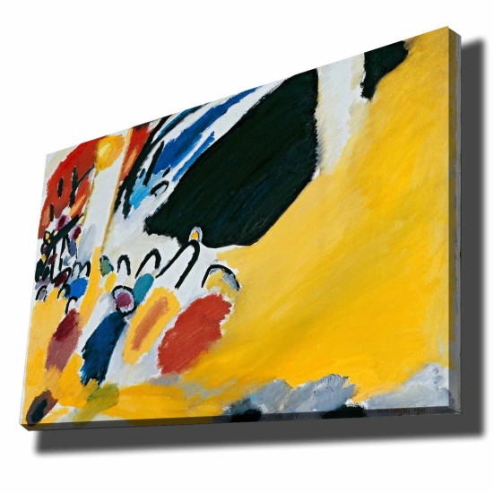 Wallxpert Decorative Canvas Painting 70100KANDINSKY012 Multicolor