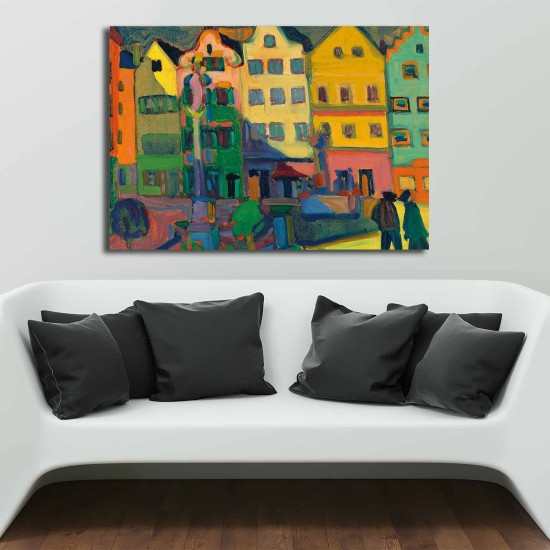 Wallxpert Decorative Canvas Painting 70100KANDINSKY022 Multicolor