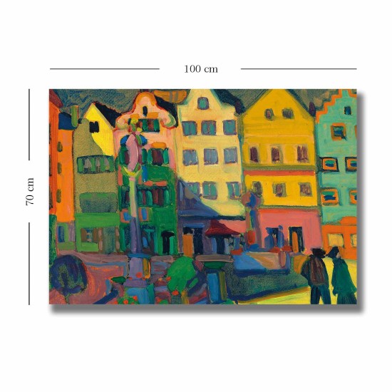 Wallxpert Decorative Canvas Painting 70100KANDINSKY022 Multicolor