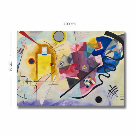 Wallxpert Decorative Canvas Painting 70100KANDINSKY028 Multicolor