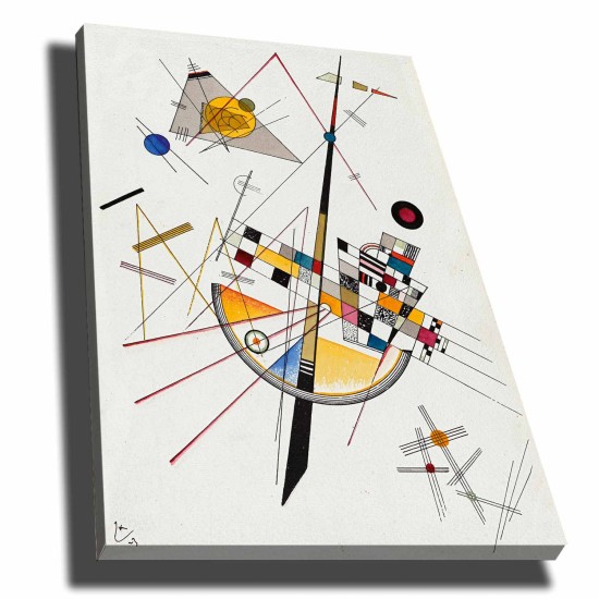 Wallxpert Decorative Canvas Painting 70100KANDINSKY034 Multicolor