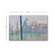 Wallxpert Decorative Canvas Painting 4570MONET029 Multicolor