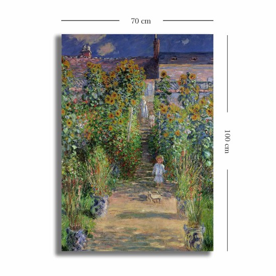 Decorative Canvas Painting 70100MONET019 Multicolor