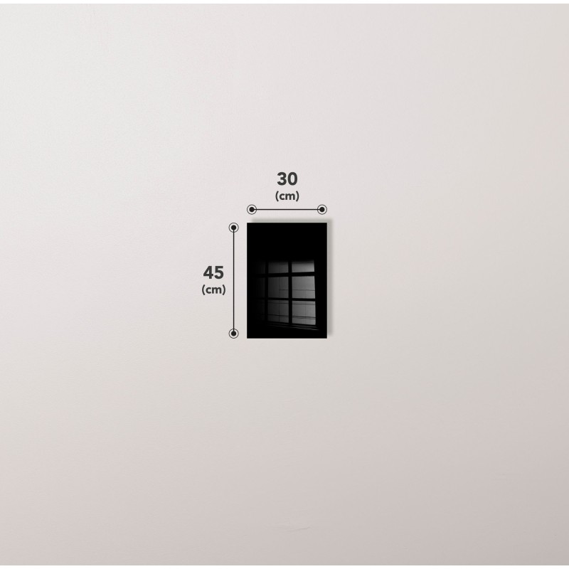 Wallxpert Decorative Tempered Glass Painting UV-025 - 30 x 45 Multicolor