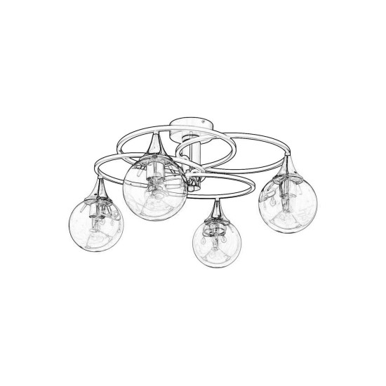 Opviq Chandelier AR-1661-4BSY Black
Bronze