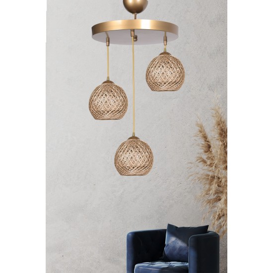 Chandelier HM199 Gold Opviq Chandelier HM199 Gold