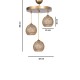 Chandelier HM199 Gold Opviq Chandelier HM199 Gold