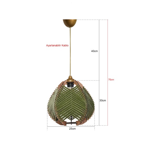Chandelier YL228 Green Opviq Chandelier YL228 Green