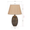 Opviq Table Lamp TM169 Brown
Gold