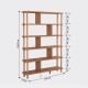 Hanah Home Bookshelf Meta Atlantic Pine
