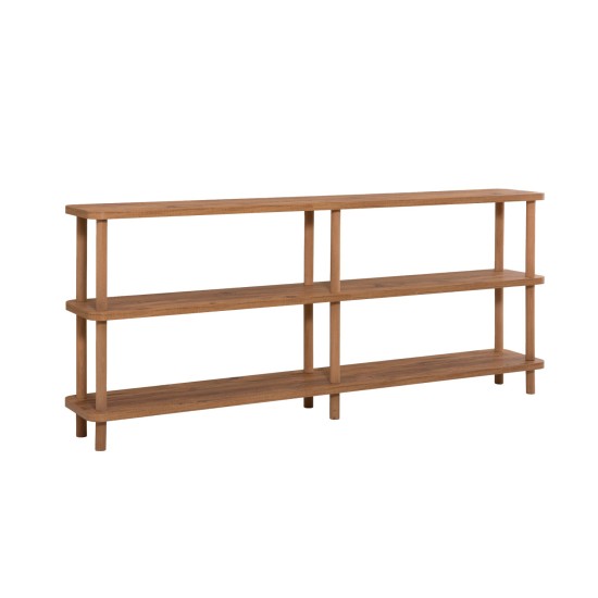 Βιβλιοθήκη - Zen - Χρώμα Atlantic Πεύκο - 180x35x75εκ
