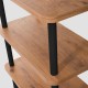 Βιβλιοθήκη - Zen - Χρώμα Atlantic Πεύκο & Μαύρο - 180x35x75εκ Βιβλιοθήκη - Zen - Χρώμα Atlantic Πεύκο & Μαύρο - 180x35x75εκ