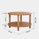 Coffee Table Roby Atlantic Pine Coffee Table Roby Atlantic Pine