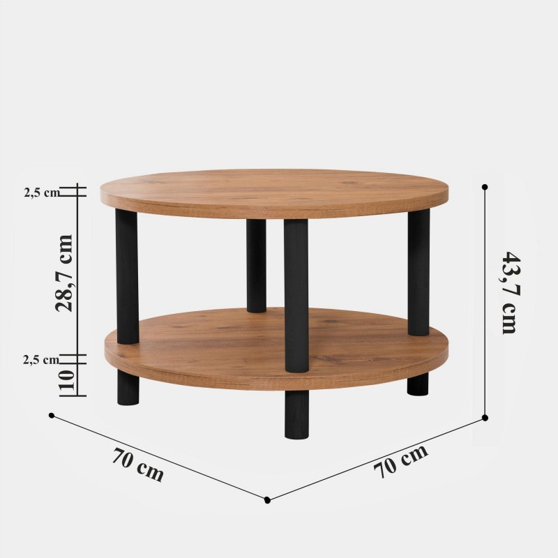 Coffee Table Roby - Black Black
Atlantic Pine