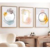 Wallxpert Decorative Framed MDF Painting (3 Pieces) Huhu125 - 70 x 50 Multicolor