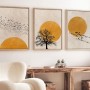 Decorative Framed MDF Painting (3 Pieces) Huhu147 - 50 x 70 Multicolor