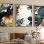 Decorative Framed MDF Painting (3 Pieces) Huhu217 - 50 x 70 Multicolor
