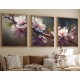 Wallxpert Decorative Framed MDF Painting (3 Pieces) Huhu222 - 50 x 70 Multicolor