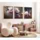 Wallxpert Decorative Framed MDF Painting (3 Pieces) Huhu222 - 50 x 70 Multicolor
