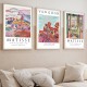 Wallxpert Decorative Framed MDF Painting (3 Pieces) Huhu268 - 50 x 70 Multicolor