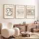 Wallxpert Decorative Framed MDF Painting (3 Pieces) Huhu253 - 50 x 35 Multicolor