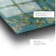 Decorative Tempered Glass Painting 2293 - 70 x 100 Multicolor Wallxpert Decorative Tempered Glass Painting 2293 - 70 x 100 Multicolor