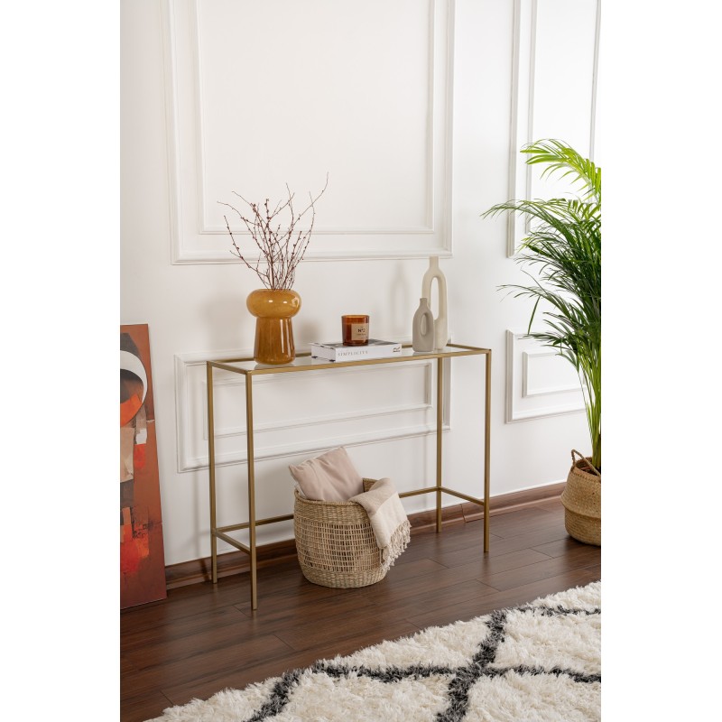 Hanah Home Sideboard Canvas - Gold Gold